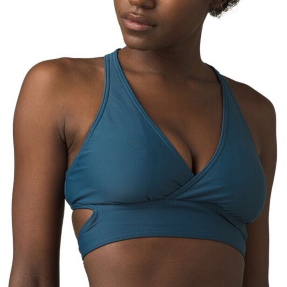 PrAna Atalia Bikini Top Deep Verde Size D/DD - Picture 2 of 8